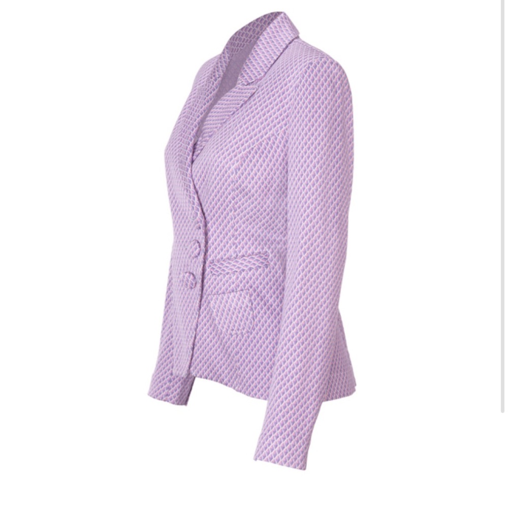 NWOT Cabi Imperial Blazer. Sugar Plum Geo. Size XL. - Picture 2 of 13